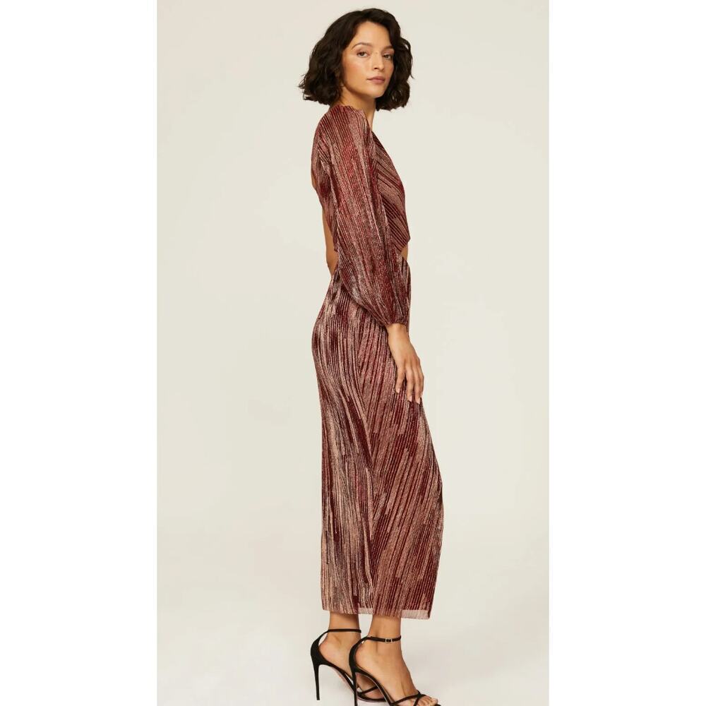 Saylor Laia Purple crepe one-shoulder Dress Size XS - Picture 2 of 10